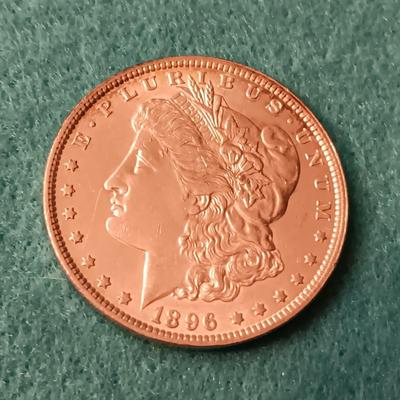 1896 MORGAN SILVER DOLLAR