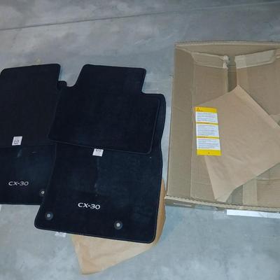Brand new floor mats for a Mazda CX-30