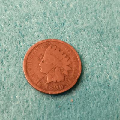 1890 & 1908 INDIAN HEAD PENNIES