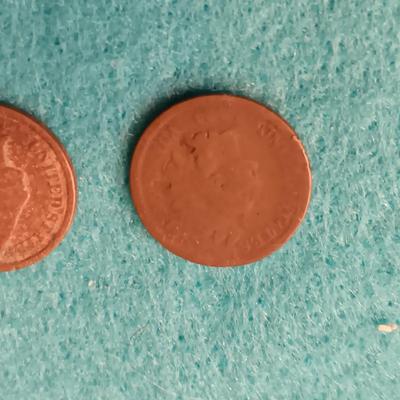 1897, 1908 & ? INDIAN HEAD PENNIES