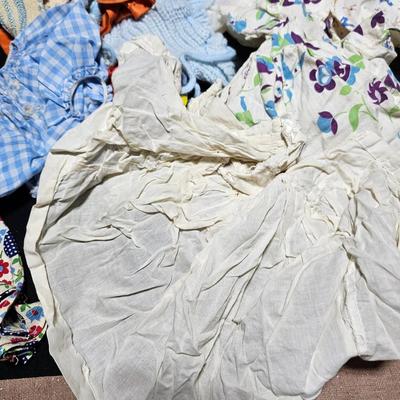 Huge lot of vintage baby and baby doll clothes
