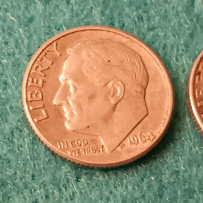4 ROOSEVELT SILVER DIMES