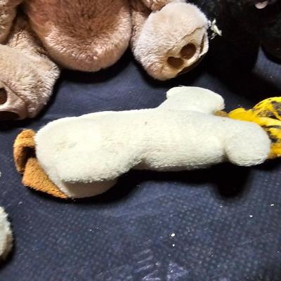 Large lot of your favorite plush animals - Vintage lovie plush's - Pooh bear - dogs and more
