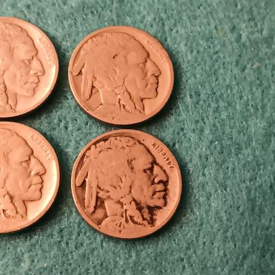 6 BUFFALO NICKELS