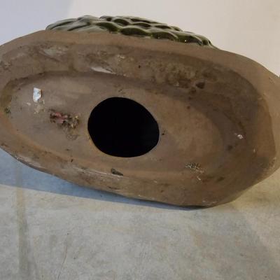 Large 10" tall ceramic snail yard / garden art