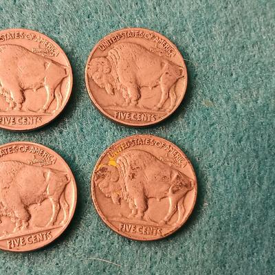 6 BUFFALO NICKELS