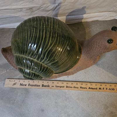 Large 10" Snail yard / garden art