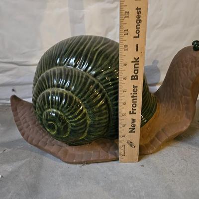 Large 10" Snail yard / garden art