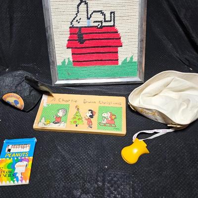 Vintage Disney and Snoopy collectables - From Disney world - hats, duck mouth whistle and more