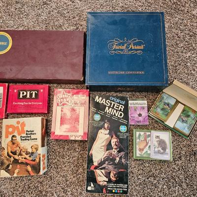 Board games and card games - Pit -Rook - Trivial Pursuit - Scrabble and more
