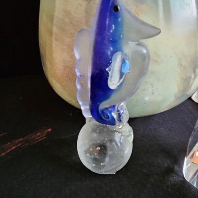 Sea Shell collection - ocean themed decor - Dolphins-glass Sea horse - and more