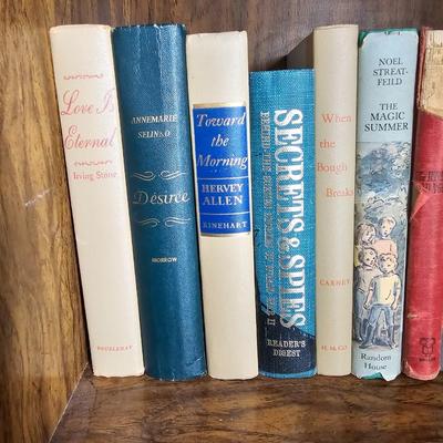 Vintage hardback books - without dust Jackets - Many classic titles!