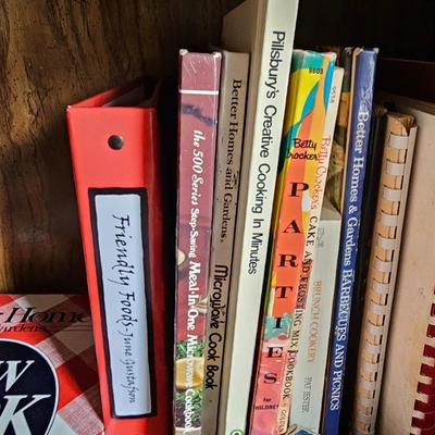 Vintage cookbooks - Spiral bound - Better Homes - Pilsbury and more