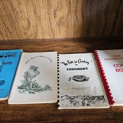 Vintage cookbooks - Spiral bound - Better Homes - Pilsbury and more