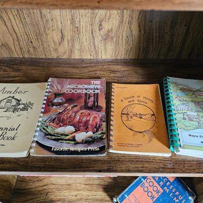 Vintage cookbooks - Spiral bound - Better Homes - Pilsbury and more