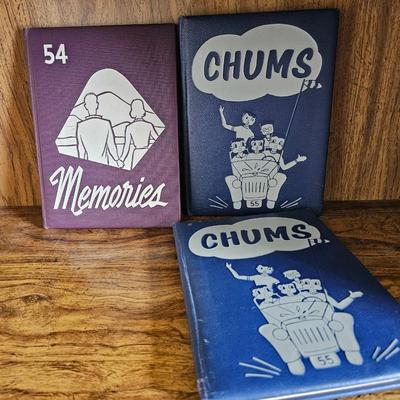 Chums Longmont Trojan and Memories Yearbooks from the 50's