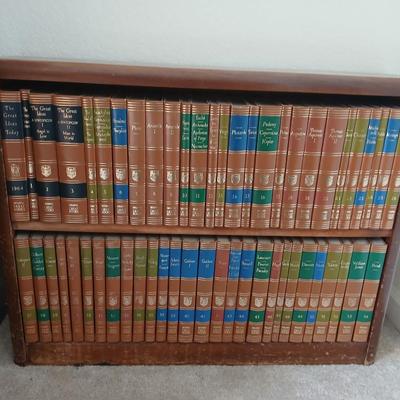 Britannica Great Books of the Western World (1964) - Complete Set of 54 with bookshelf!