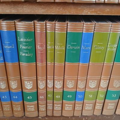 Britannica Great Books of the Western World (1964) - Complete Set of 54 with bookshelf!