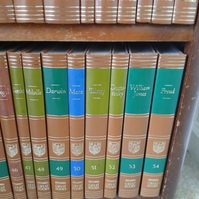 Britannica Great Books of the Western World (1964) - Complete Set of 54 with bookshelf!