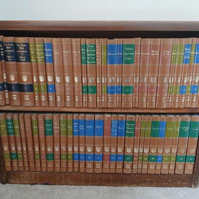 Britannica Great Books of the Western World (1964) - Complete Set of 54 with bookshelf!