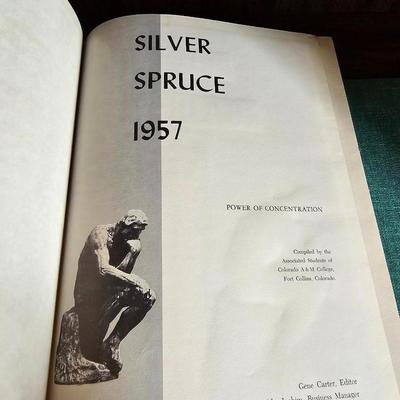 Silver Spruce Yearbooks - 1956 - 1959 Colorado A&M College Fort Collins, Colorado