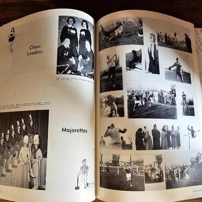 Longmont Colorado, Trojan's yearbooks - 1952 - 1957 and a Basketball pamphlet