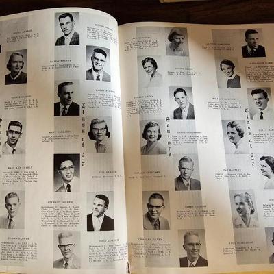 Longmont Colorado, Trojan's yearbooks - 1952 - 1957 and a Basketball pamphlet