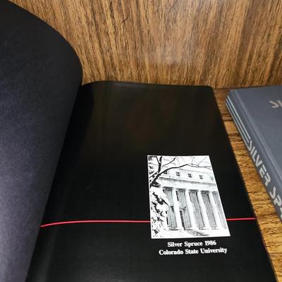 1985 & 1987 Silver Spruce Greeley Colorado Yearbooks