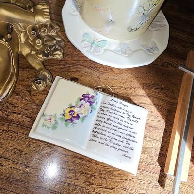 Religious Decorations - Large Holy Bible - wooden crosses - Cherubs and more