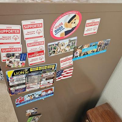 Sears Metal file Cabinet with 3 boxes of file folders