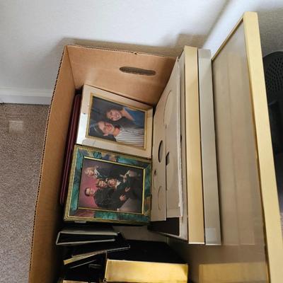 Decorative metal framed picture frames