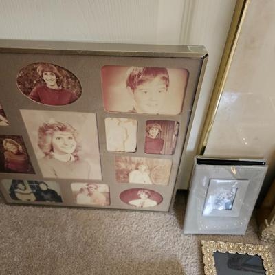 Decorative metal framed picture frames