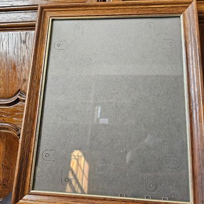 Wooden picture frames of all sizes with snap together storage box
