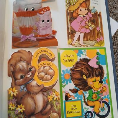 Two scrapbooks FULL of the cutest and funest vintage cards for all holidays!
