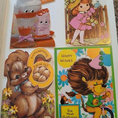 Two scrapbooks FULL of the cutest and funest vintage cards for all holidays!