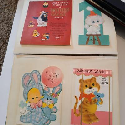 Two scrapbooks FULL of the cutest and funest vintage cards for all holidays!