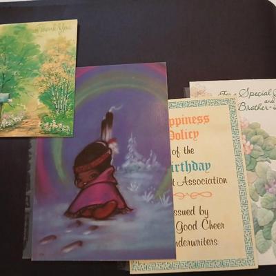 Two scrapbooks FULL of the cutest and funest vintage cards for all holidays!