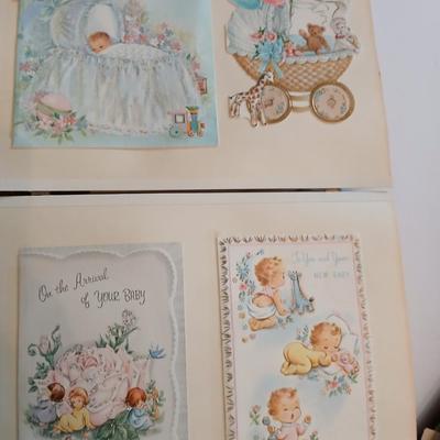 Two scrapbooks FULL of the cutest and funest vintage cards for all holidays!