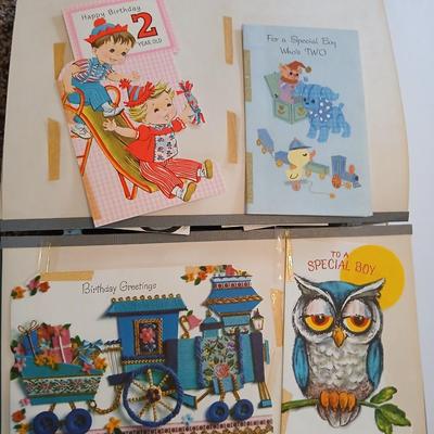 Two scrapbooks FULL of the cutest and funest vintage cards for all holidays!
