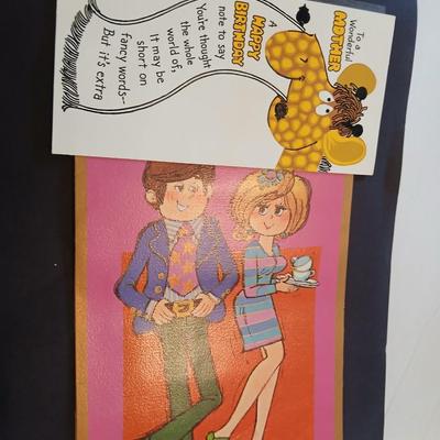 Two scrapbooks FULL of the cutest and funest vintage cards for all holidays!