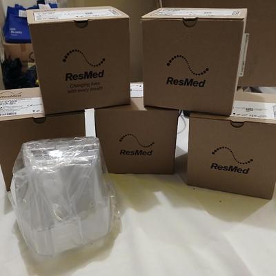 Five brand new sealed boxes containing Humidair standard tubs 37299