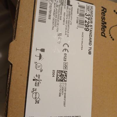 Five brand new sealed boxes containing Humidair standard tubs 37299