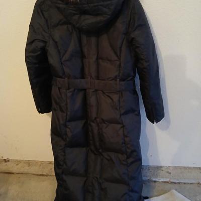 Nice full length Tommy Hilfighter Coat with winterwear and size 8.5M women's MIA boots.