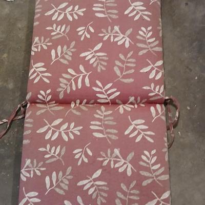 Four Patio furniture cushions
