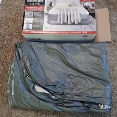 Queen sized Sensa-Lux Dual coil pillowtop air bed / air mattress