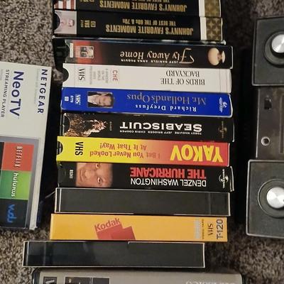 Vintage Atari Pong game, with VHS Tapes and a Neo TV streaming player - A little old - and a little new!