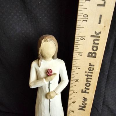 Willow Tree angel "Love" 2003 Susan Lordi with a willow tree Forget me not booklet
