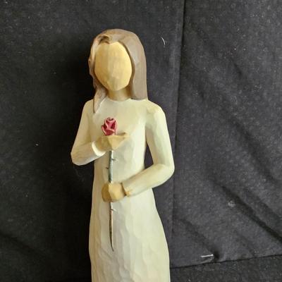 Willow Tree angel "Love" 2003 Susan Lordi with a willow tree Forget me not booklet