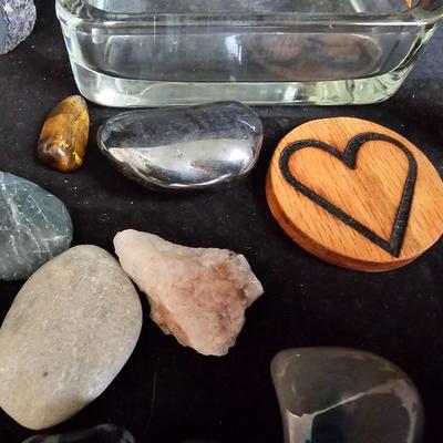 Stone fun! Collection of rocks and minerals and little rock made figures!