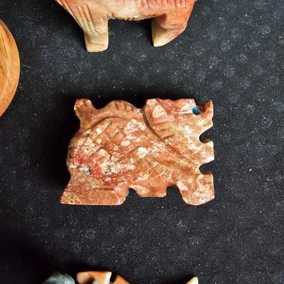 Stone fun! Collection of rocks and minerals and little rock made figures!